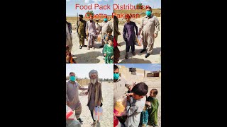 Distribution of Food Packs in Quetta, Balochistan to impoverished people.