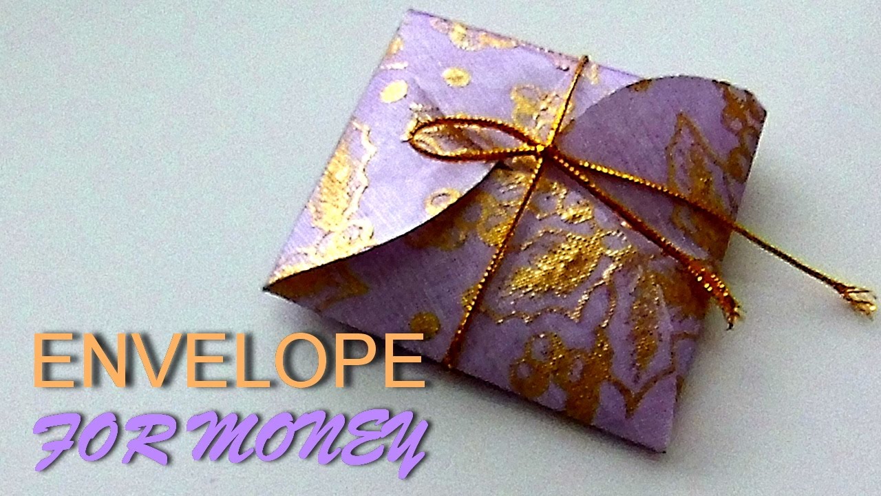 make a money envelope out of paper