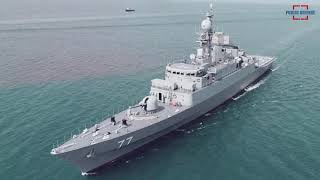 Iranian Navy Gets New Power from the Locally Made Dena Destroyer and Shahin Minesweeper