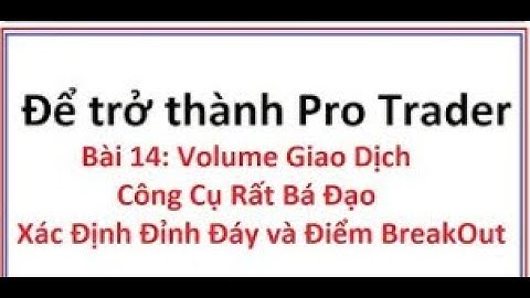 Để trở thành Pro Trader Bài 14  Volume giao dịch là gì  Hướng dẫn chi tiết sử dụng công cụ Volume