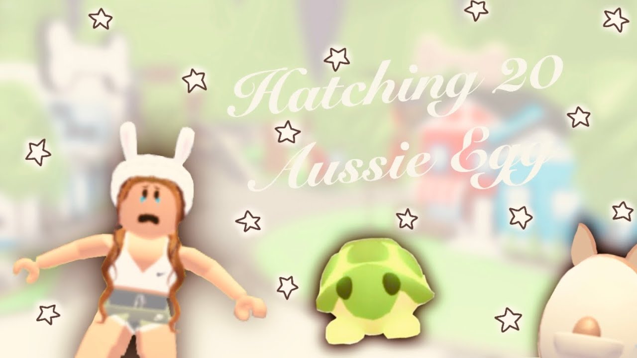 Hatching 20 Aussie eggs    ( Adopt Me )