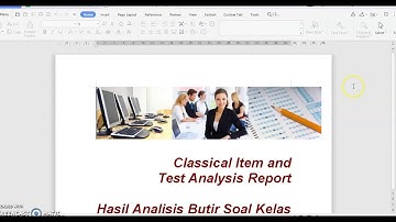 Tutorial Iteman 4 Analisis Butir Soal Gabungan