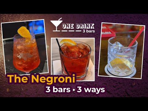 3 Bars That Serve Different Variations of the Classic Negroni