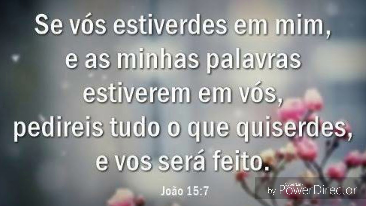 Se As Minhas Palavras Estiverem Em Vós