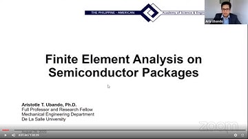 PAASE Webinar 17: "Finite Element Analysis on Semi-conductor Packages"