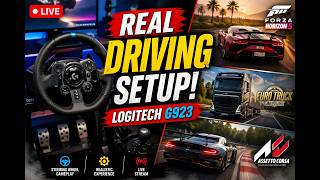 🔥 Real Driving Setup! Logitech G923 | Forza + ETS2 + Assetto Corsa LIVE