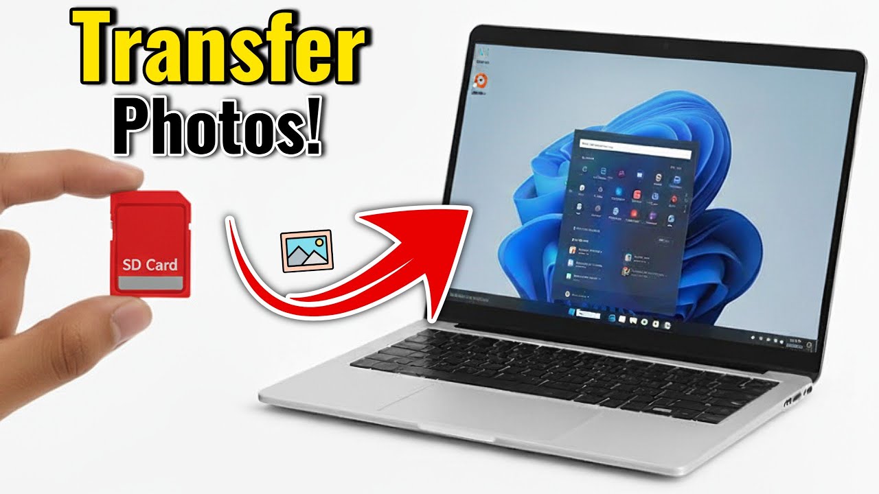 How to Transfer Photos From SD Card to Laptop & PC! 
