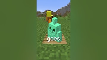 The Secret Golem In Minecraft