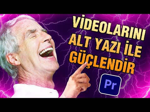 Alt Yazı Rehberi! Videolarınızı Metinlerle Güçlendirin! Premiere Pro Dersleri