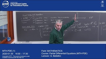 Partial Differential Equations (MTH-PDE) Lecture 1