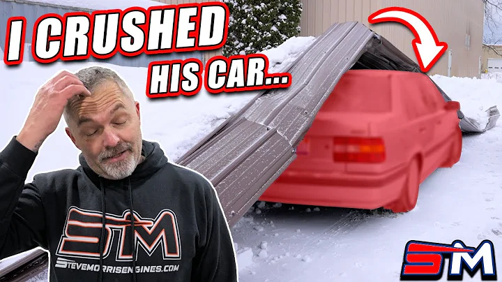 DISASTER STRIKES!! Garage Falls On CNC Brocks  Car… 5 mins  Before I Put My Customers  New Truck In 