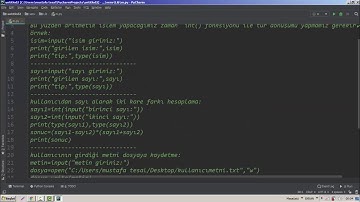input fonksiyonu Python #8