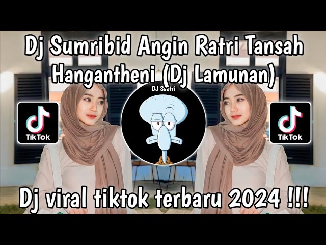 DJ SUMRIBID ANGIN RATRI TANSAH HANGANTHENI - DJ LAMUNAN LIRIK VIRAL TIKTOK SLOW BASS class=