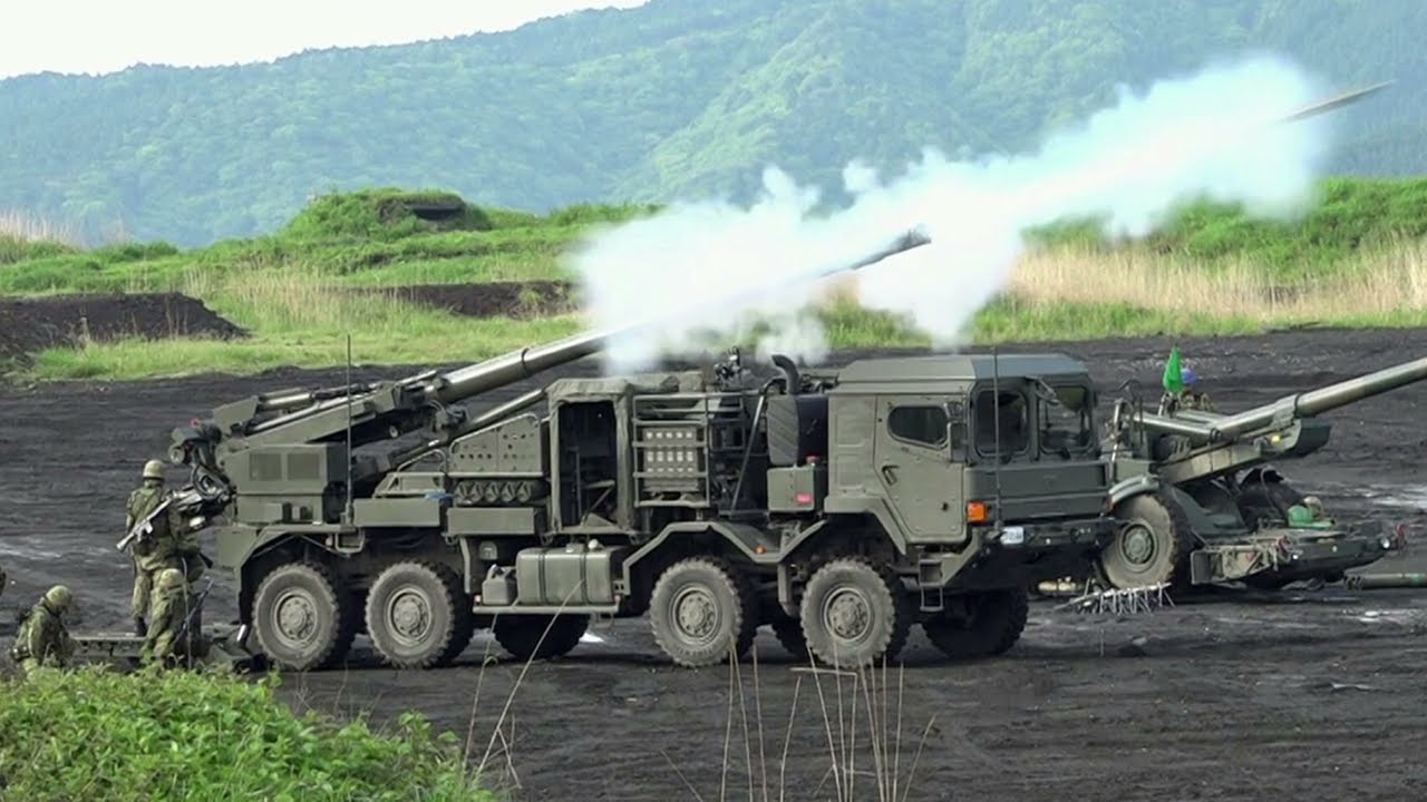 Type 19 Howitzer: Japan's New Mobile Firepower Unveiled - YouTube