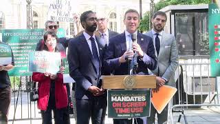 Full 🔴 LIVE: Speaker Menin and Council Members Rally on Screen Time & Schools Update