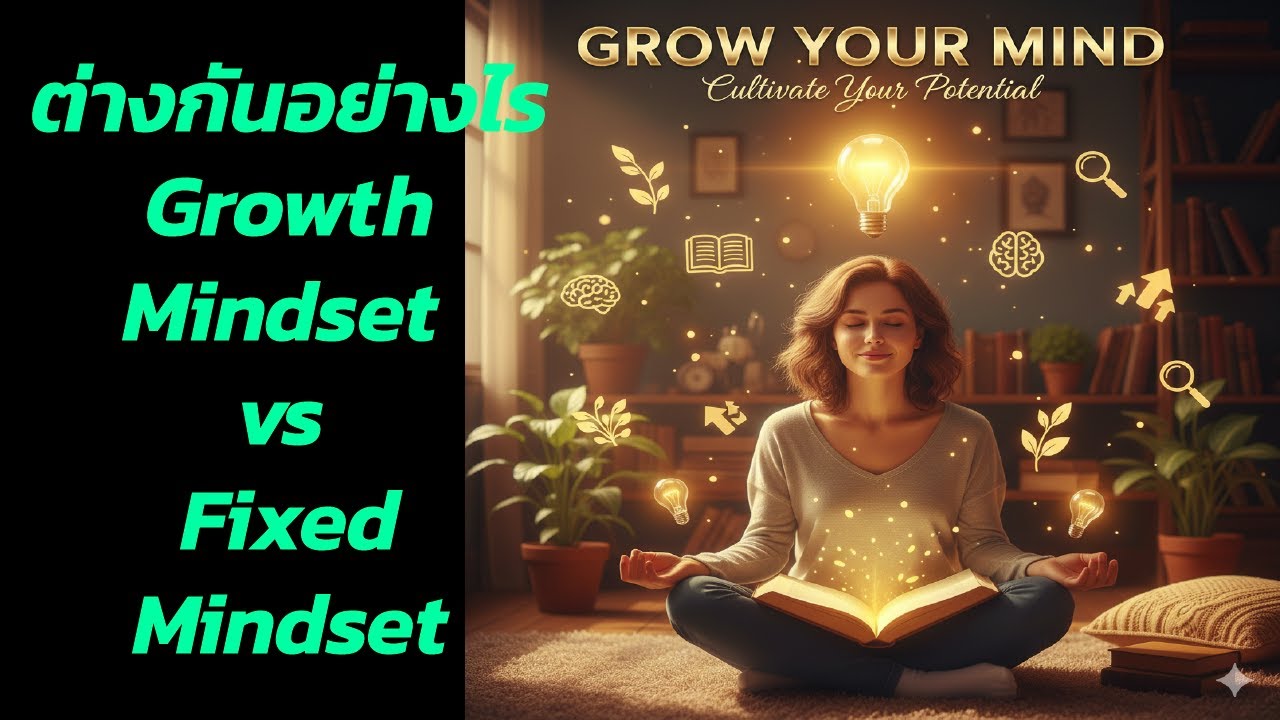 ต่างกันอย่างไร Growth Mindset vs Fixed Mindset