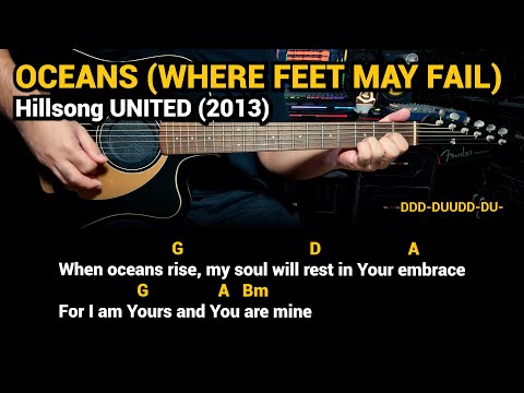 Oceans Easy Guitar Chords Tutorial With Lyrics