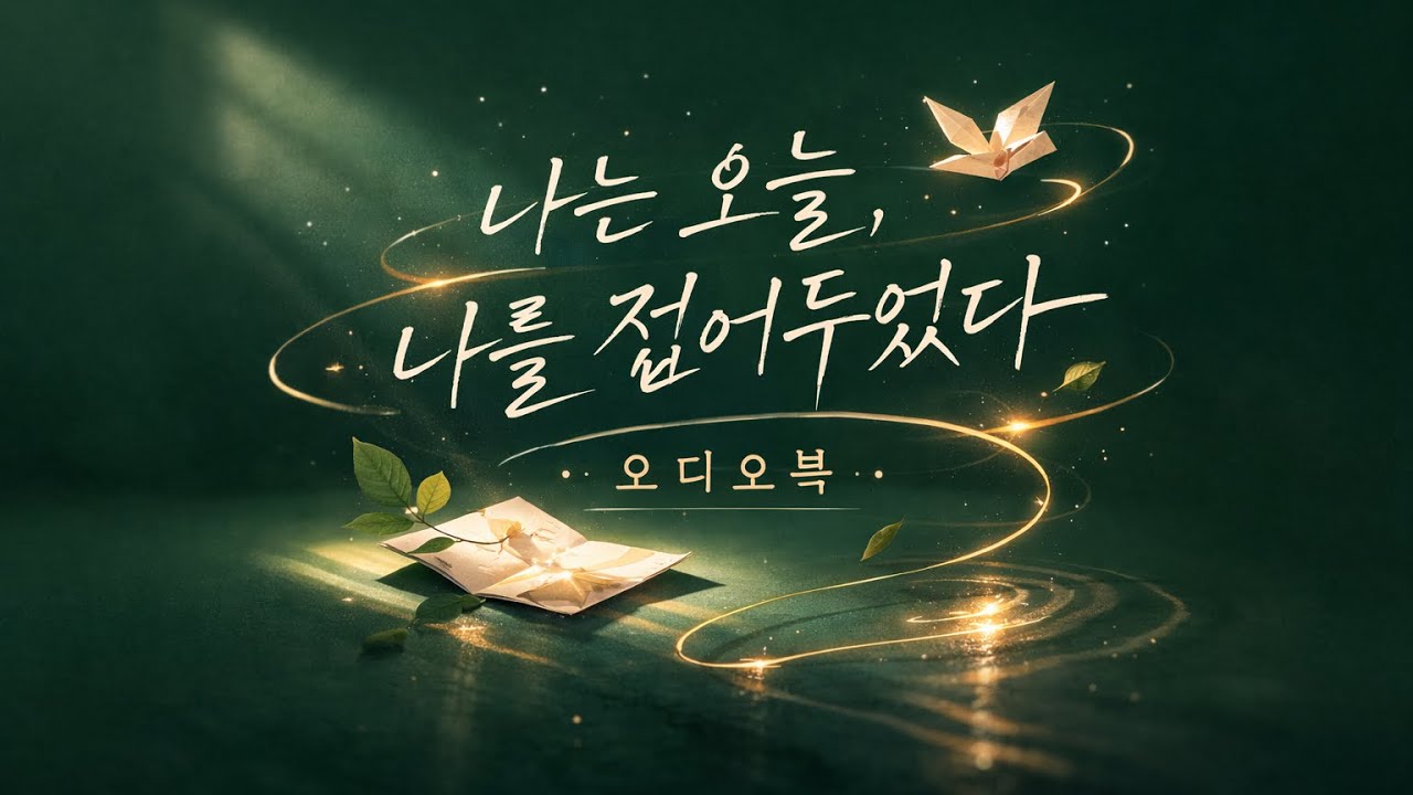 [오디오북] 잘 때 듣는 시-나는 오늘, 나를 접어두었다💫 | 오디오북 | 시 | 힐링 | 잘 때 듣는 | 첫번째 서사