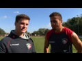 It's England v Australia! It's Burns v Betham!