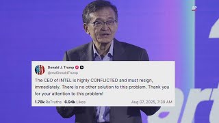 Intel's stock tumbles after Trump says its CEO must resign