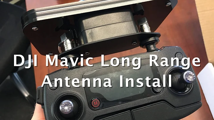 DJI Mavic Long Range Antenna Install