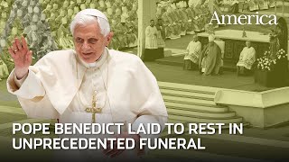 Was Pope Francis wrong to only mention Benedict XVI once in his funeral homily?