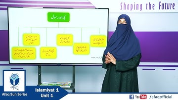 NSS Islamiyat Grade 1 Unit 1 Part 3 - AFAQ