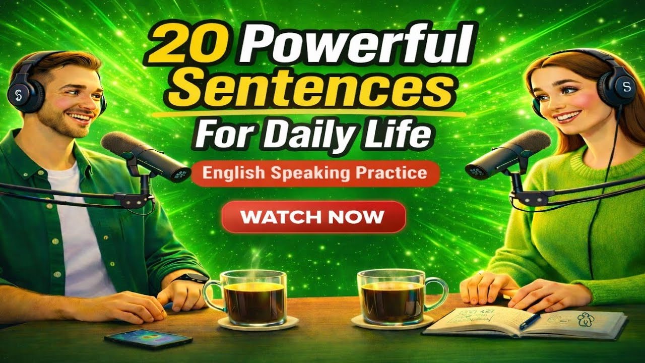 20 Powerful English Sentences You Must Know | English Speaking Practice | English Podcast 