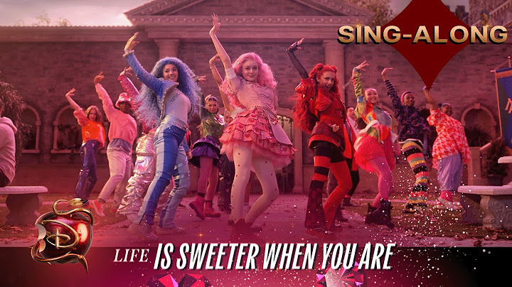 Descendants: The Rise of Red Movie Sing Along | Life Is Sweeter (When You Are) | @disneychannelmusic