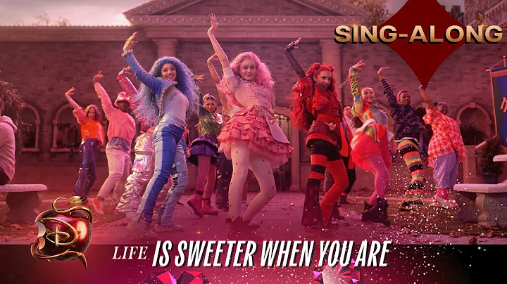 Descendants: The Rise of Red Movie Sing Along | Life Is Sweeter (When You Are) | @disneychannelmusic
