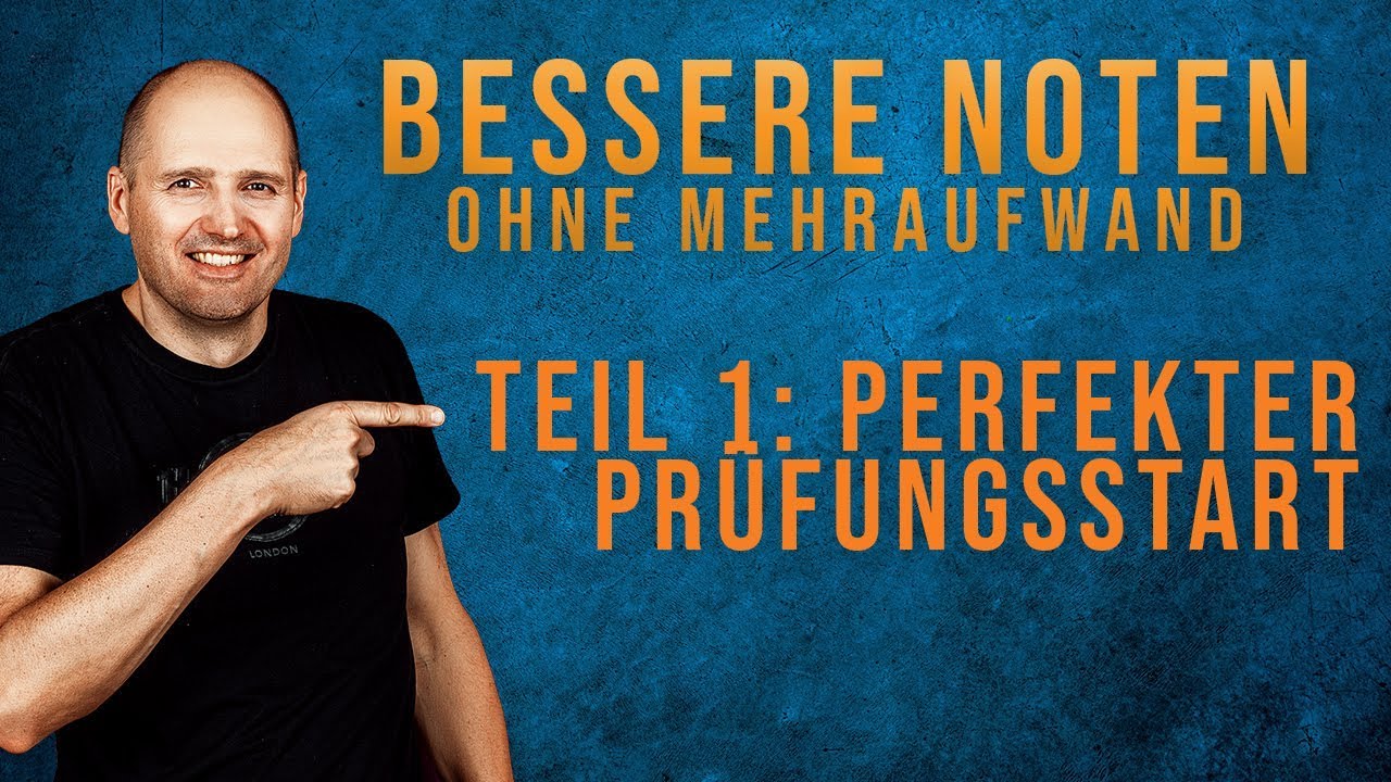 🅣🅘🅟🅟 BESSERE NOTEN ohne mehr zu lernen Teil 1: Perfekter Prüfungsstart | Der Lernrebell