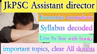 Jkpsc Ad Planning Compulsory Economics Paper Syllabus Decoded Best Books Important Questions