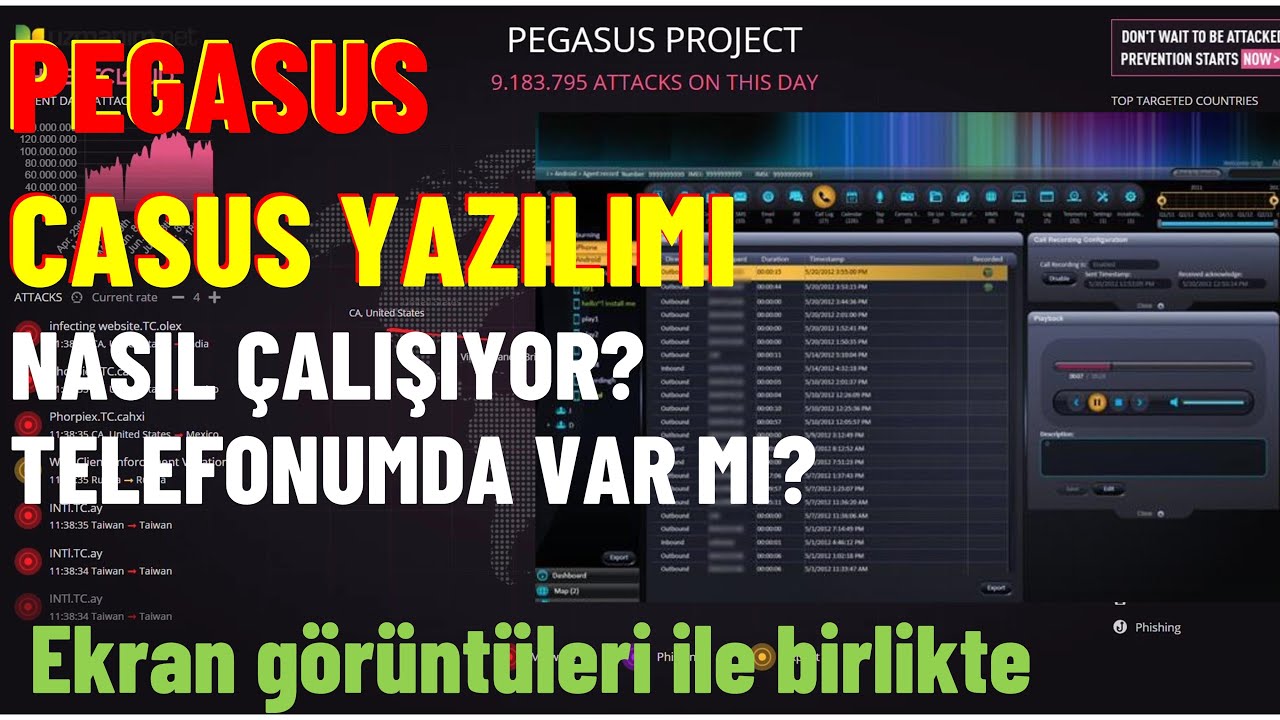 Pegasus Casus Yazılımı Nasıl Çalışıyor? - Ekran Görüntüleri ile Birlikte