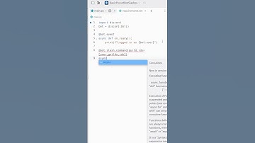#shorts Quick Pycord bot Setup with Slash Commands