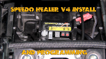 How To: "SpeedoHealer" V4 Install w/ Programming