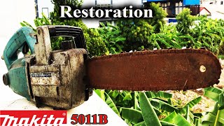 Restoration/ Old Model Electric chainsaw Rescue/ Makita 5011B of Japan by EK Restoration 151,559 views 3 years ago 31 minutes