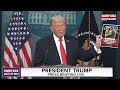 LIVE: Donald Trump Briefing In White House