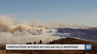 Firefighters injured in Chelan Hills response