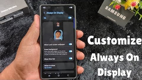 How to Customize Always On Display in Samsung One UI 7
