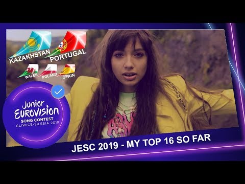 Junior Eurovision 2019 - My Top 16 So Far (+
