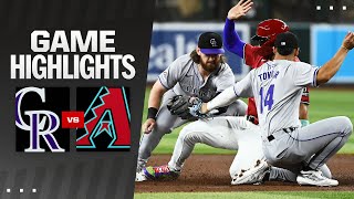 Rockies vs. D-backs Game Highlights (3\/31\/24) | MLB Highlights