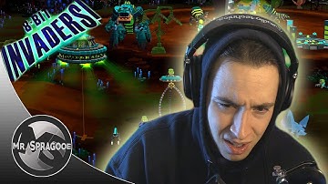 MEGA MINDS - 8-Bit Invaders Gameplay