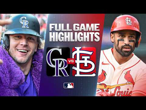 ROCKIES vs. CARDINALS: Official Full Game Highlights (August 8) | 2026 MLB Season