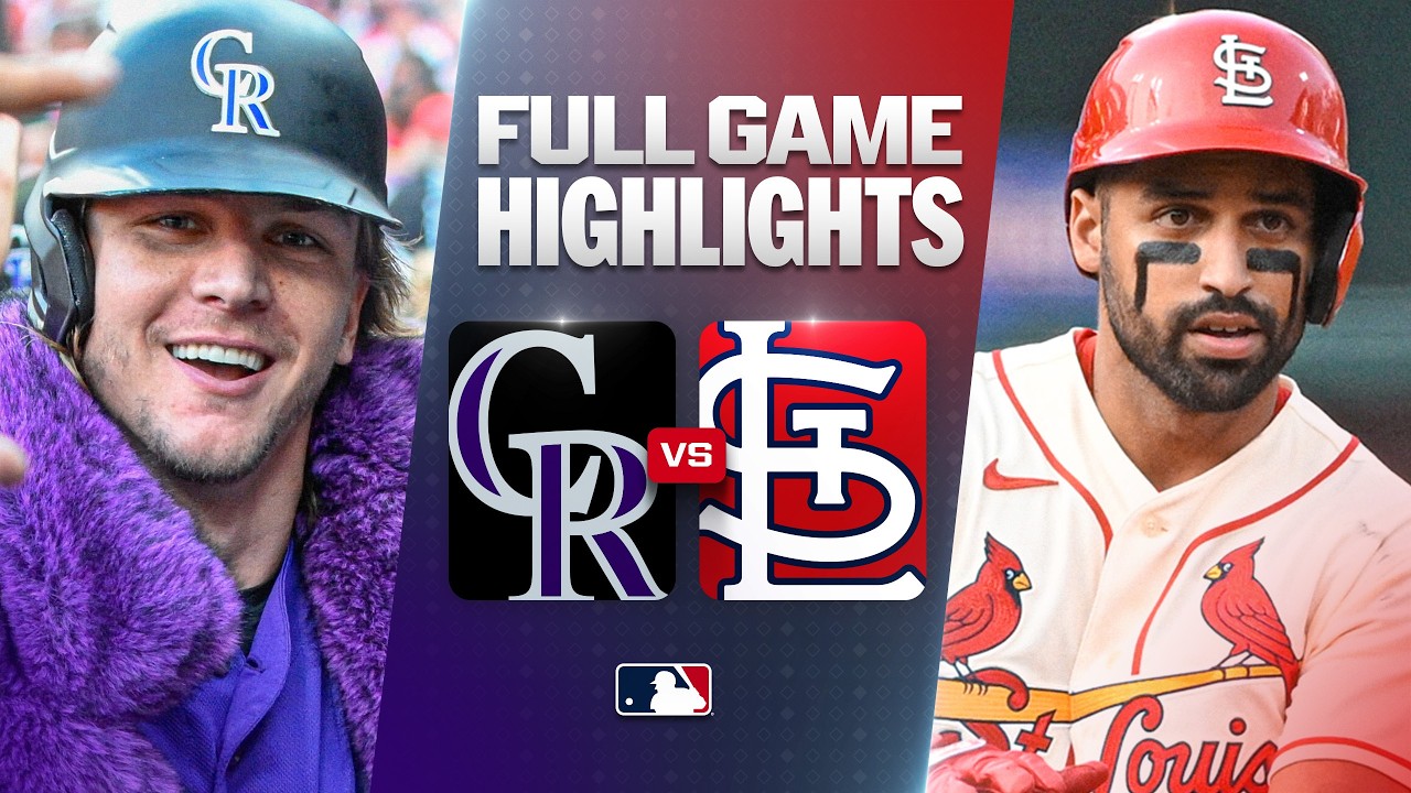 [MLB] 콜로라도 로키스 vs 세인트루이스 카디널스 경기 하이라이트