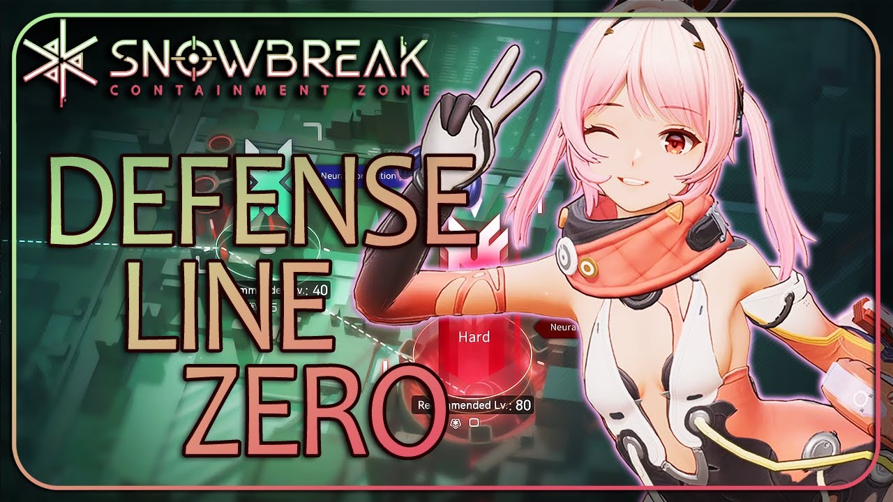 Snowbreak ❙ Gigalink Event ¦ Defense Line Zero Part 3【Sands of Secrets】