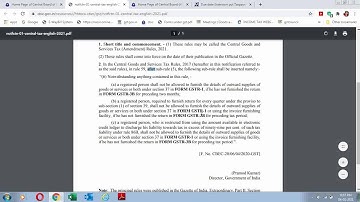 amendment 2021 to CGST Rules, 2017  RULE 59 RESTRICITION OF FILLING GSTR 1