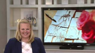 Vestido estampado xadrez Isaac Mizrahi Live com mangas curtas na QVC