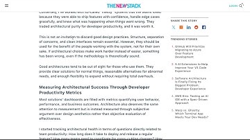 Software Architecture Is Finally Fixing Its Biggest Problem: Developer Experience