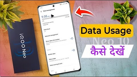 iQOO Neo 10 Data Usage Settings, iqoo neo 10 me Data Use Show Kaise Kare