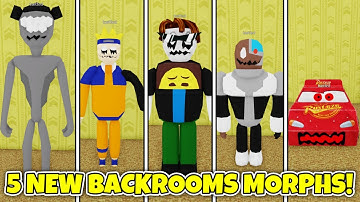 [09/12 UPDATE] How to get ALL 5 NEW BACKROOM MORPHS in BACKROOMS MORPHS! - Roblox